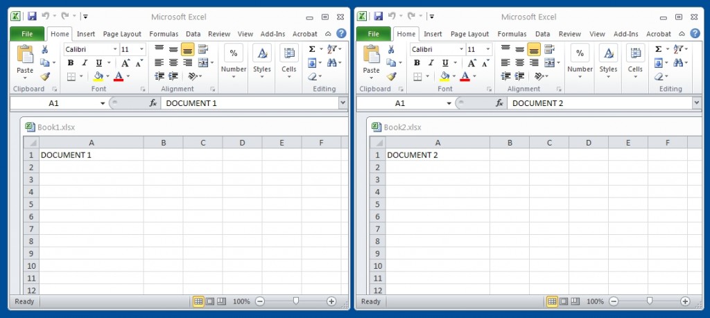 Separate Excel Windows