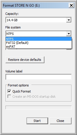 Fat32 to NTFS