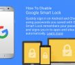 google smart lock disable