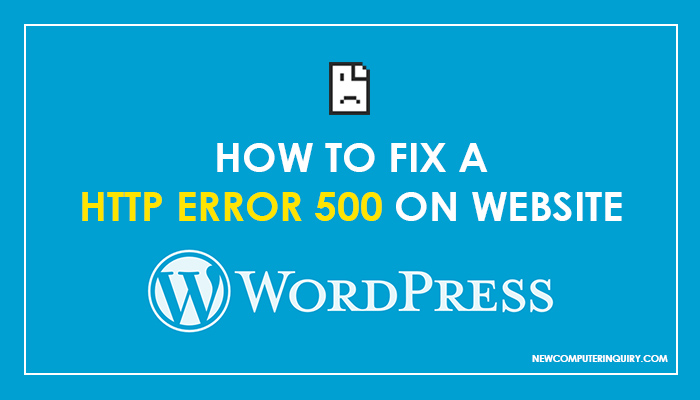 Fix Wordpress 500 Error