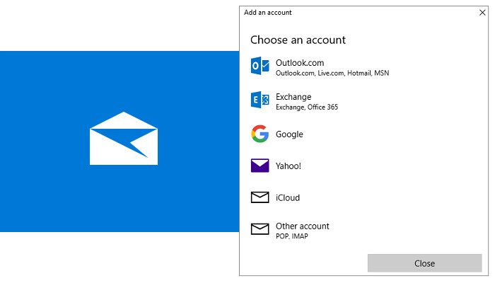 does gmail in mail app on windows 10 download emails