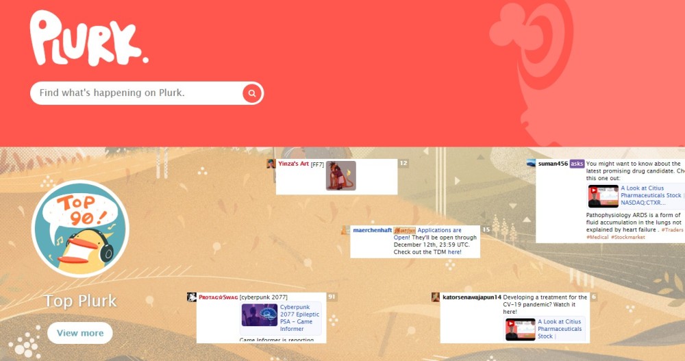 Plurk - Social Network