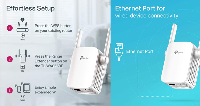 TP-Link N300 WiFi Extender Features