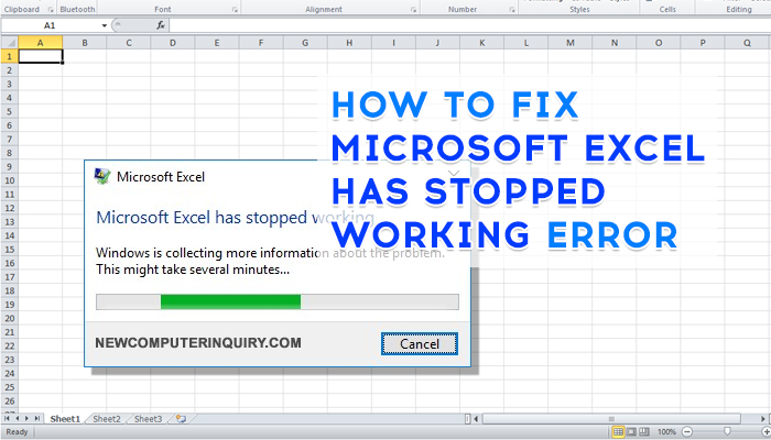 How To Fix Microsoft Excel Has Stopped Working Error